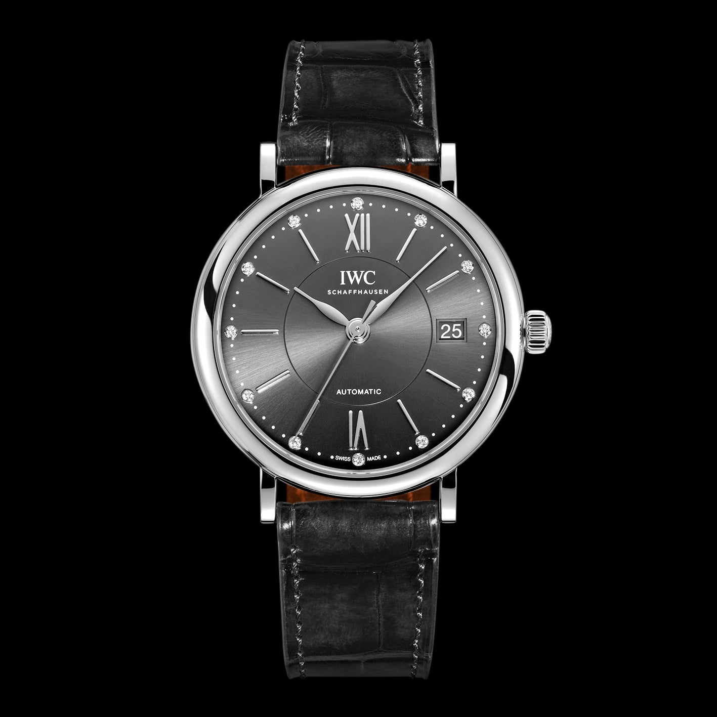 IWC Portofino Automatic 37 Watch, 37mm Grey Dial, IW458102