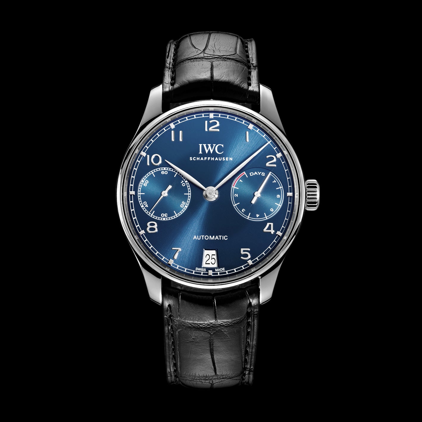 IWC Portugieser Automatic Watch, 42.3mm Blue Dial, IW500710