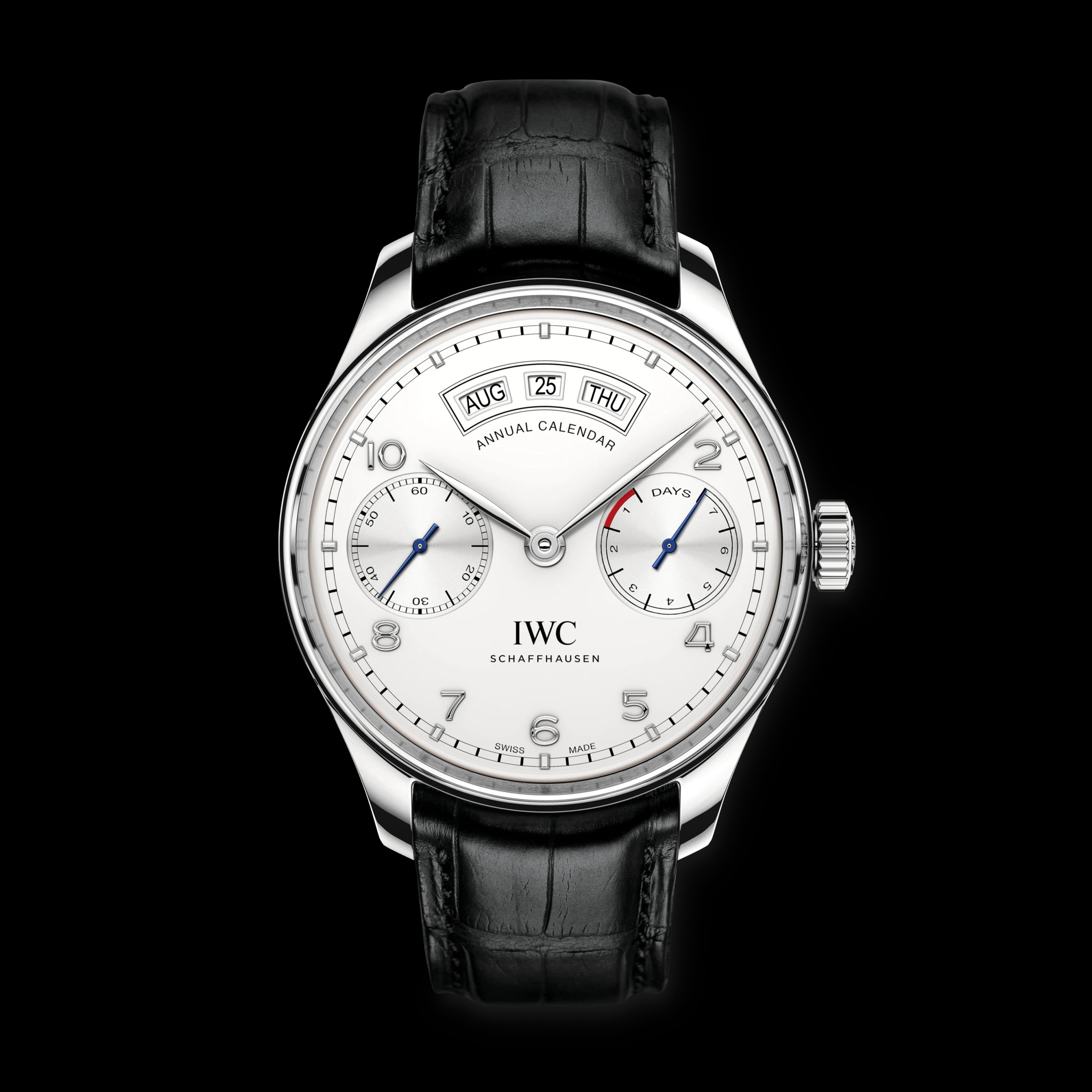 IWC Portugieser Annual Calendar Watch, 44.2mm White Dial, IW503501