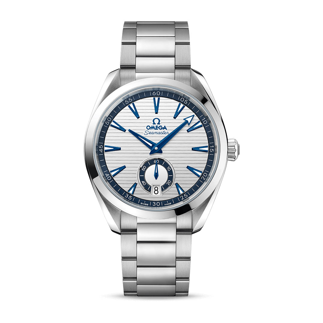 Omega Seamaster Aqua Terra 150M Co-Axial Master Chronometer Small Seconds Watch, 41mm Silver Dial, 22010412102004