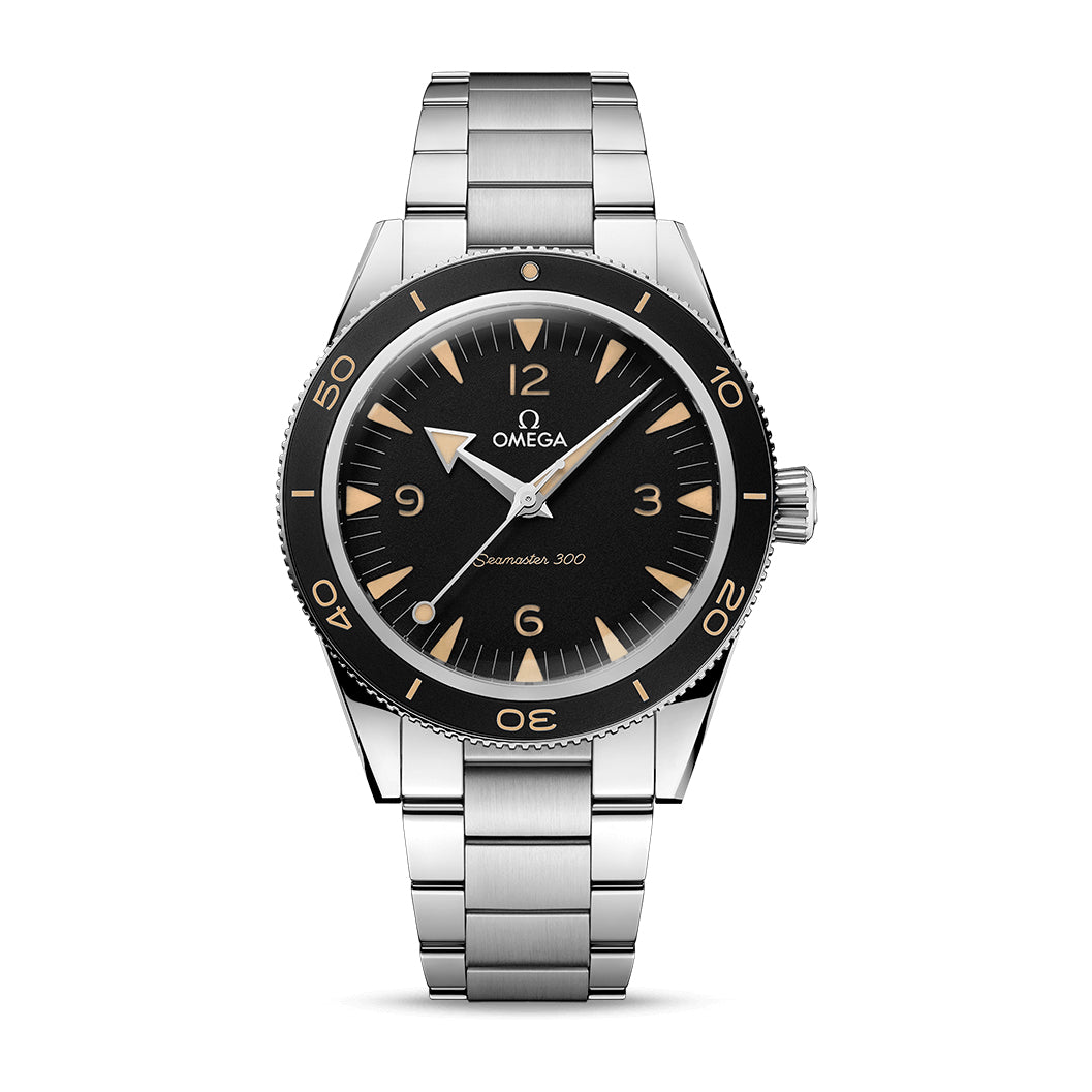 Omega Seamaster Seamaster 300 Co-Axial Master Chronometer Watch, 41mm Black Dial, 23430412101001