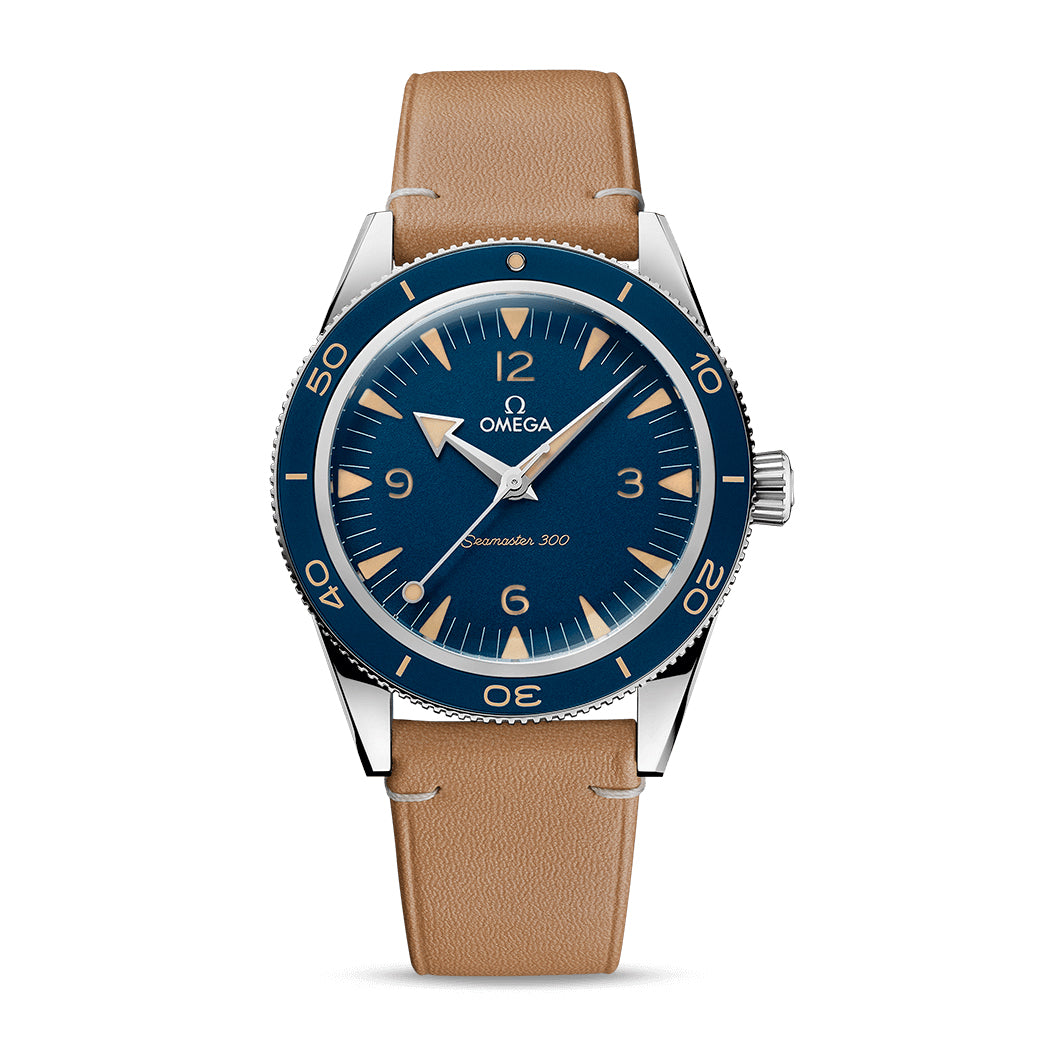 Omega Seamaster Seamaster 300 Co-Axial Master Chronometer Watch, 41mm Blue Dial, 23432412103001