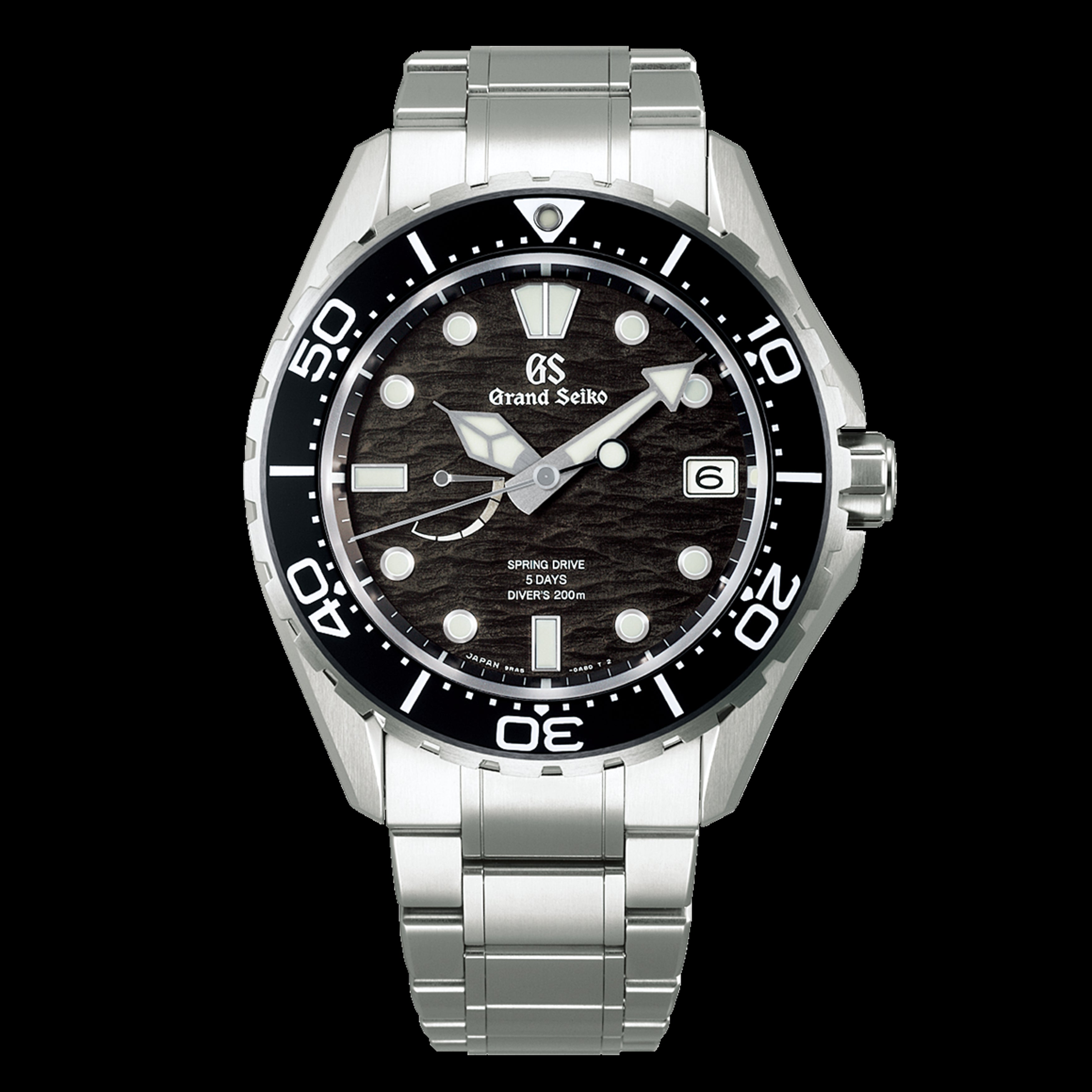 Grand Seiko Evolution 9 Watch, 43.8mm Black Dial, SLGA015