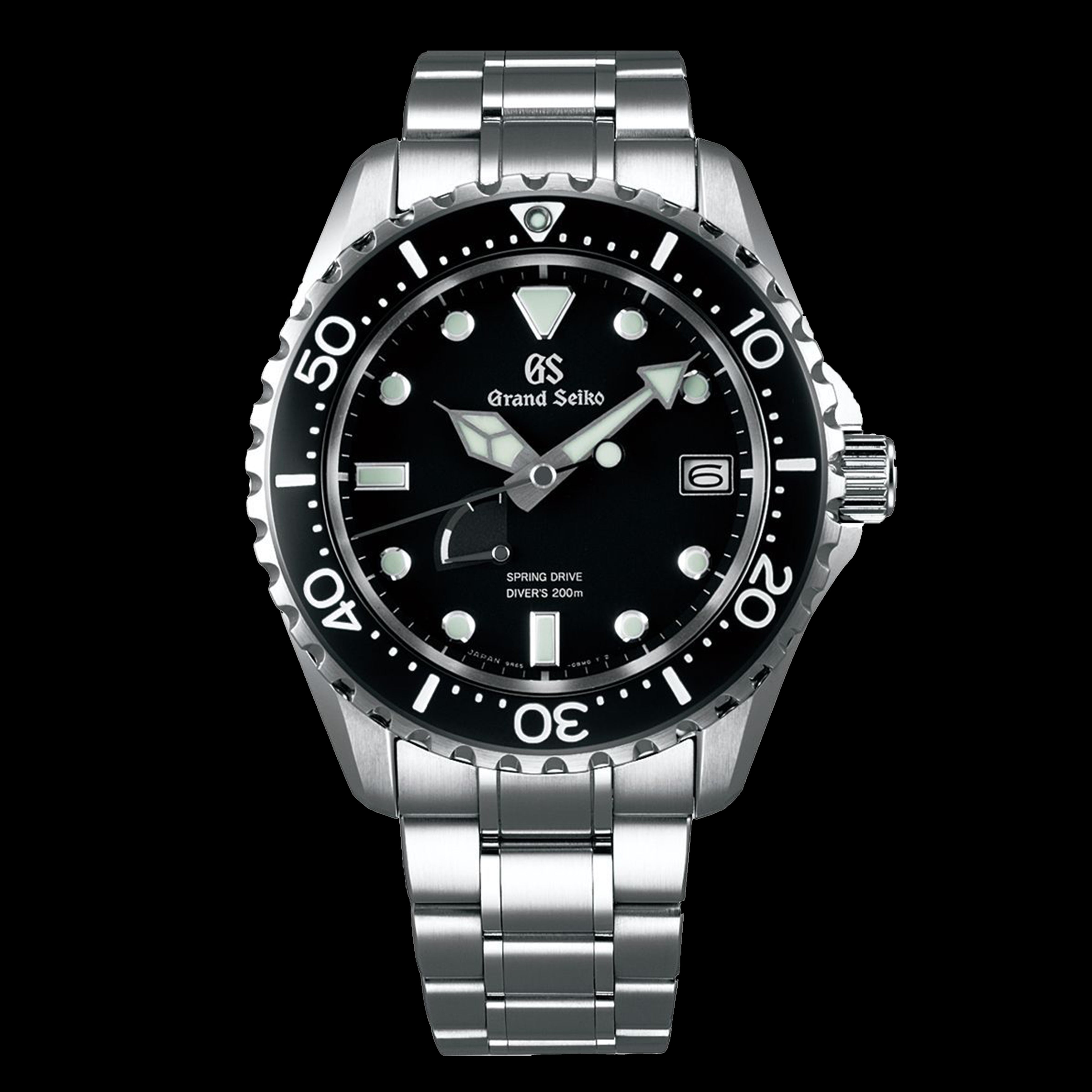 Grand Seiko Sport Watch, 44.2mm Black Dial, SBGA229