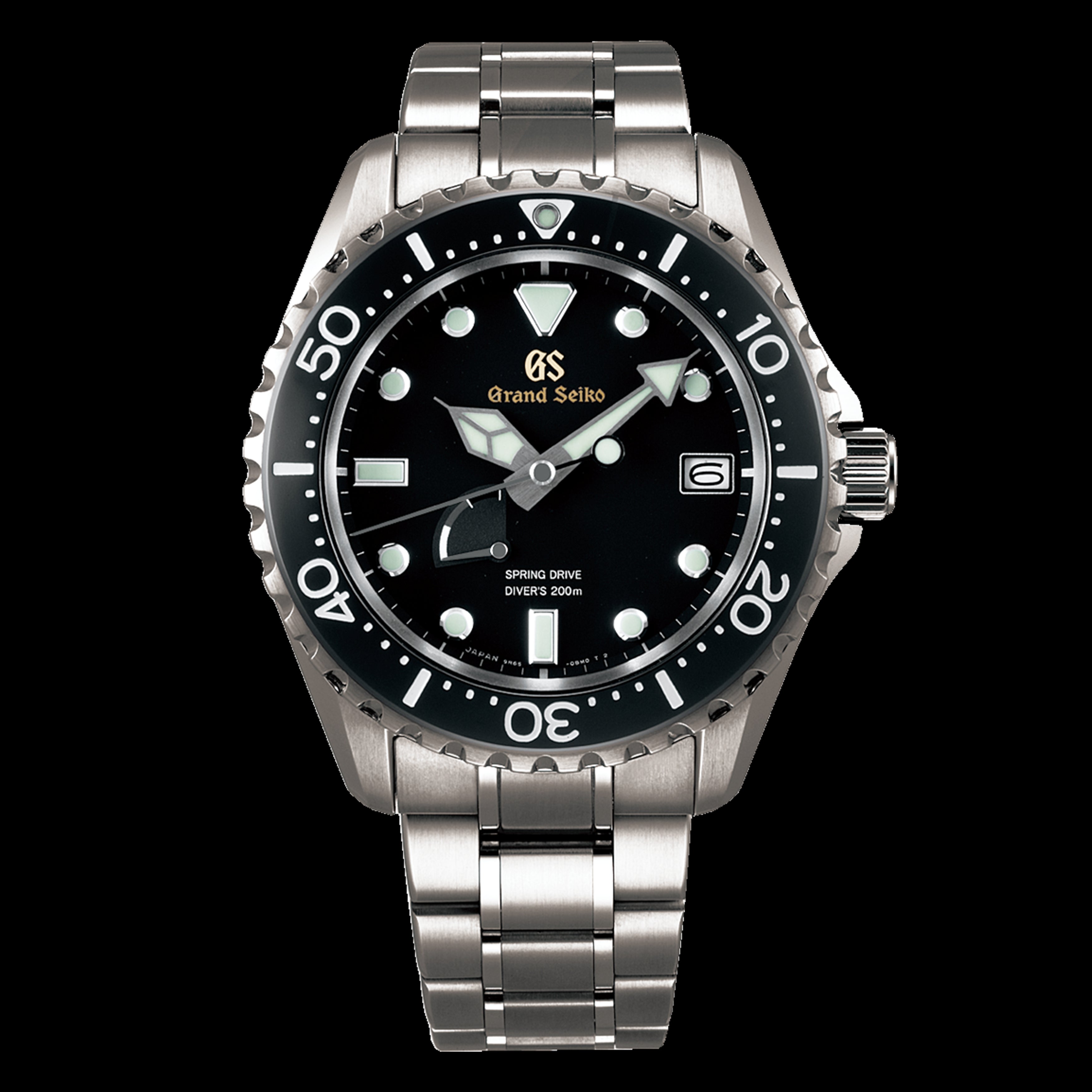 Grand Seiko Sport Watch, 44.2mm Black Dial, SBGA231