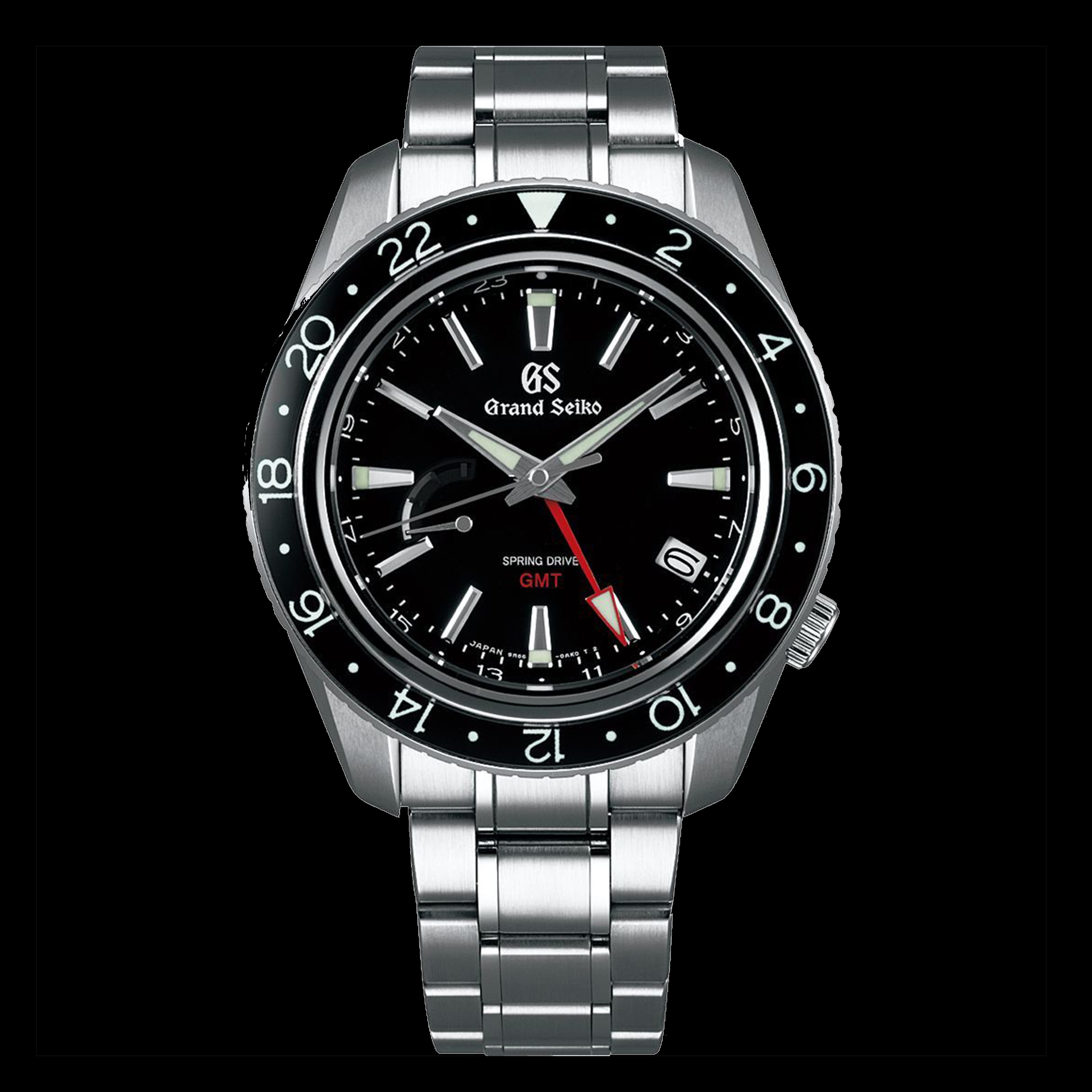 Grand Seiko Sport GMT Watch, 44mm Black Dial, SBGE201
