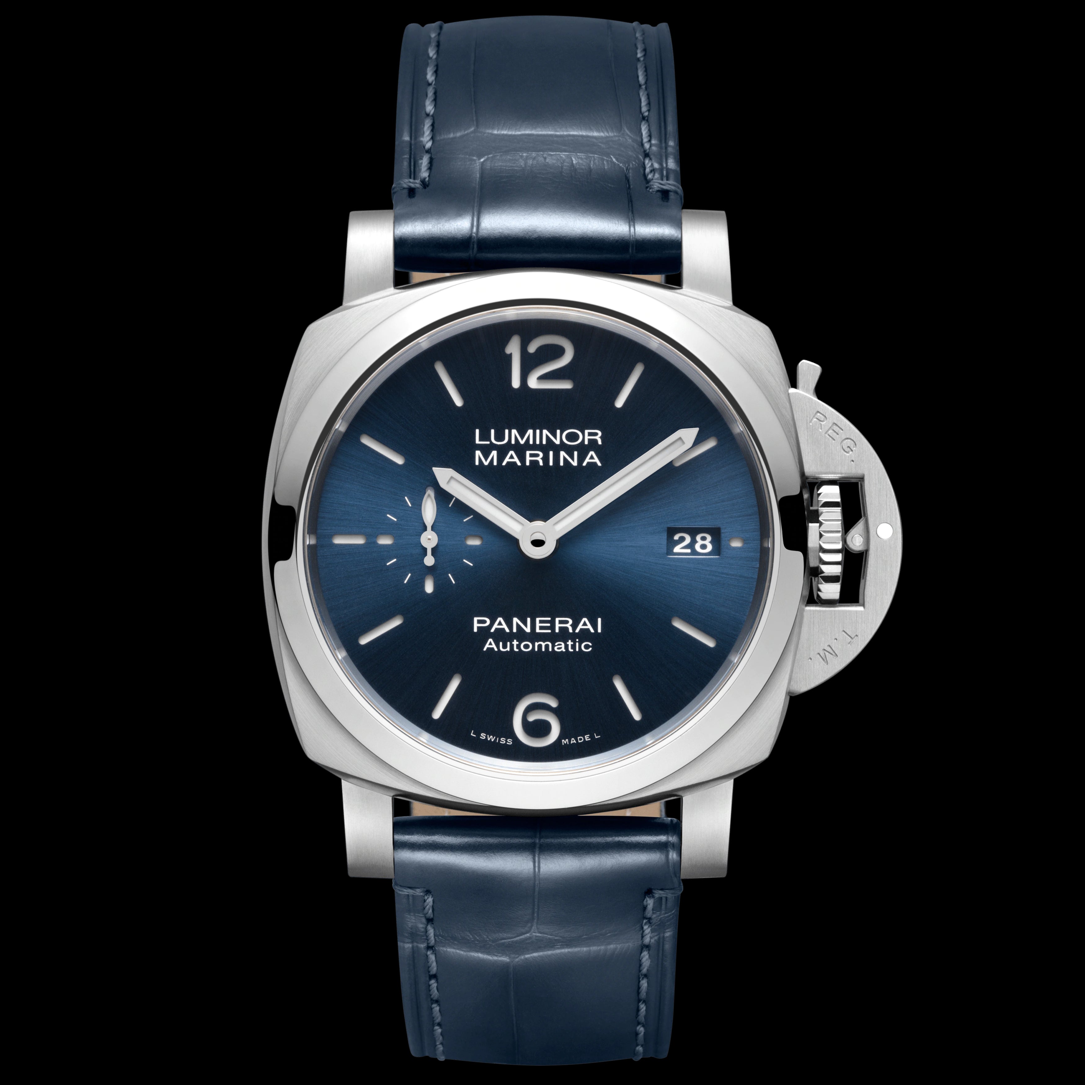 Panerai Luminor Marina Watch 42mm Blue Dial PAM01393