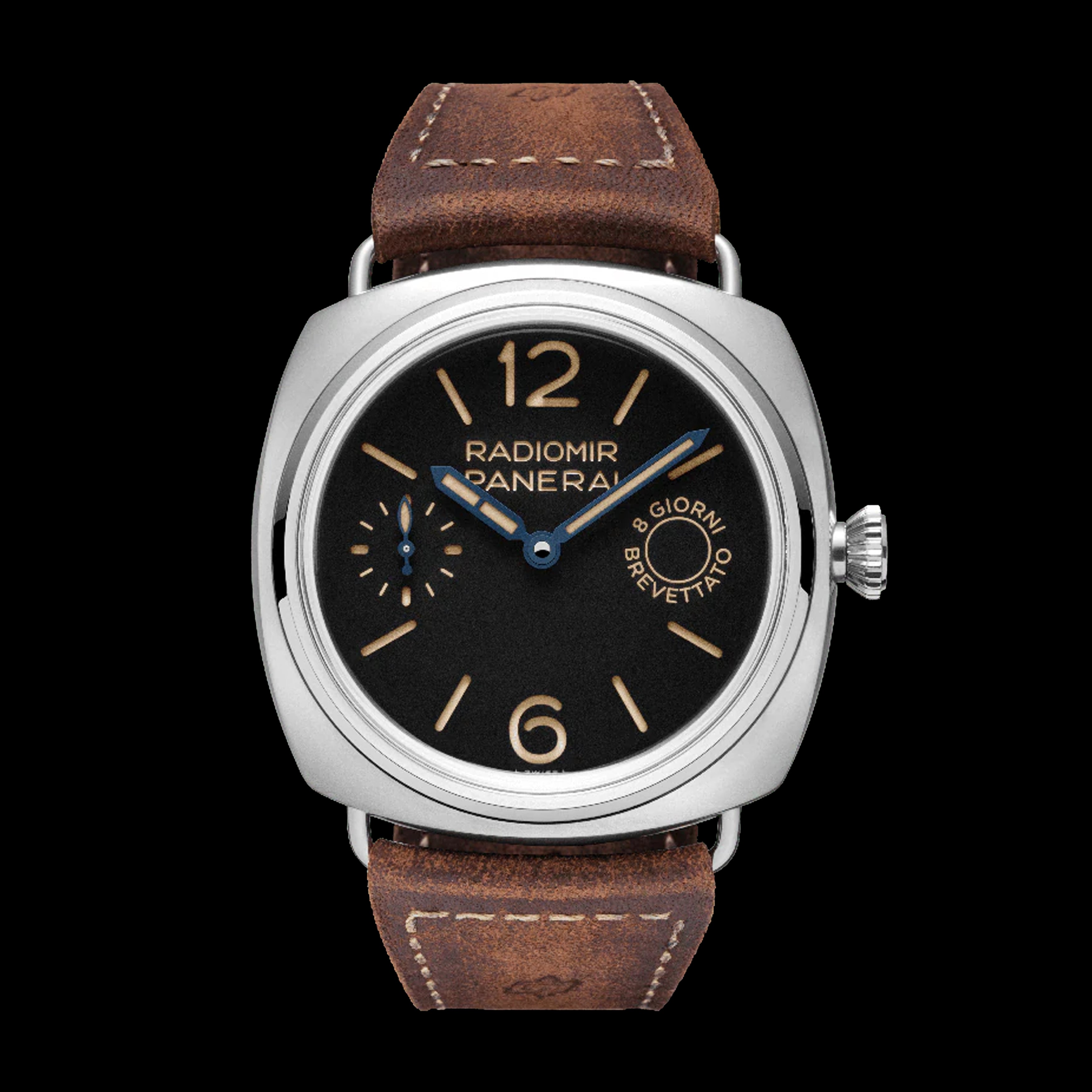 Panerai Radiomir 8 Days Watch 45mm Black Dial PAM00992