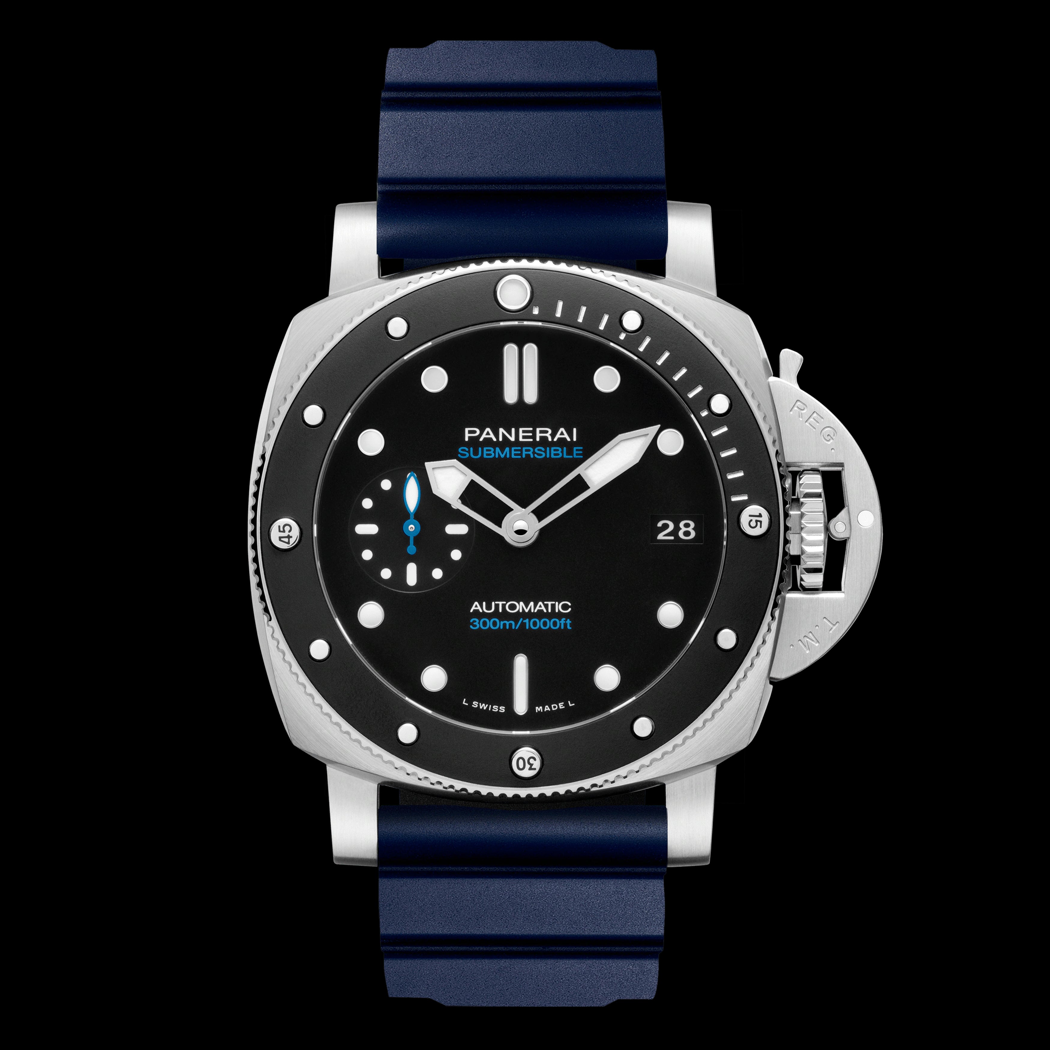 Panerai Submersible Watch, 42mm Black Dial, PAM01683