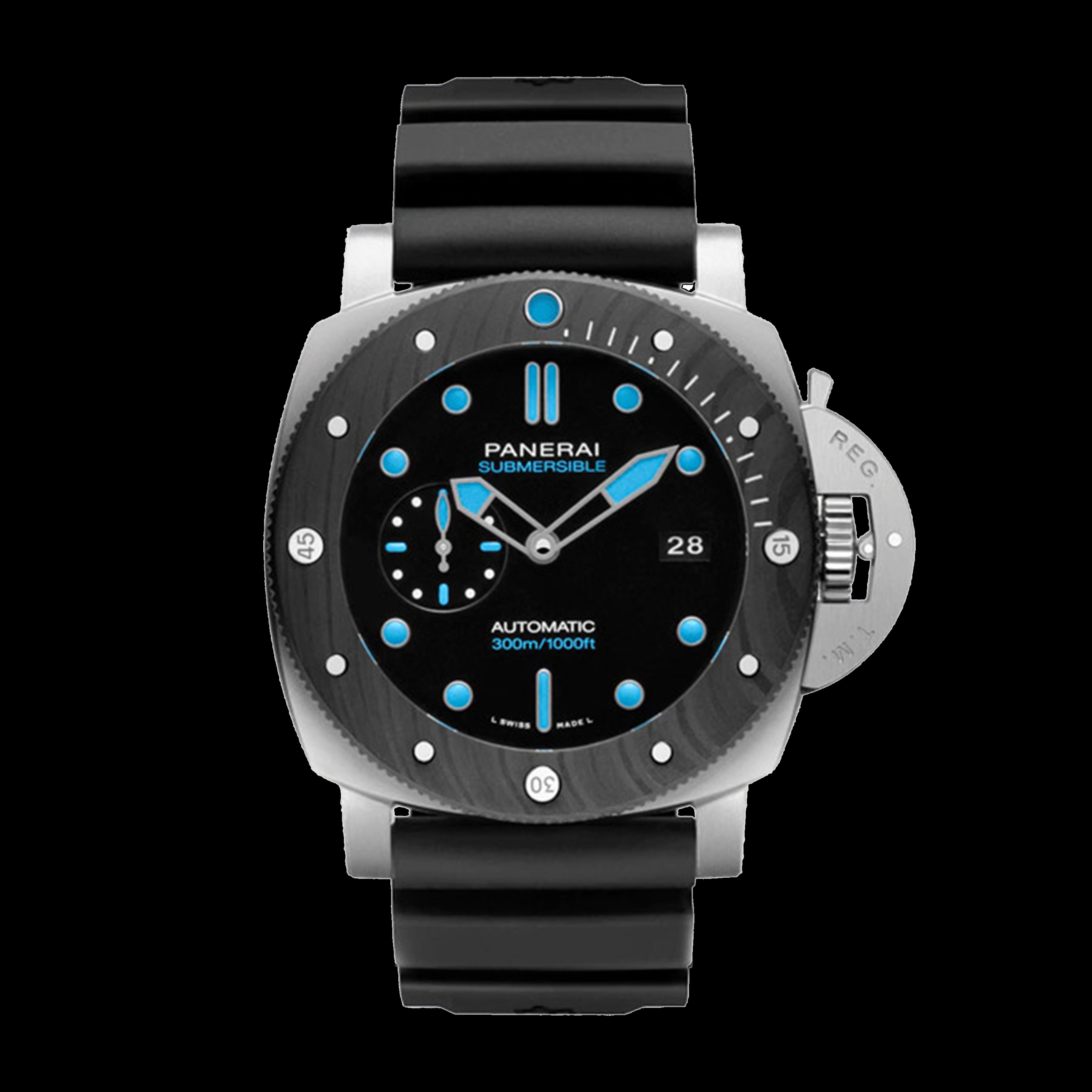 Panerai Submersible Bmg Tech Watch 47mm Black Dial PAM00799