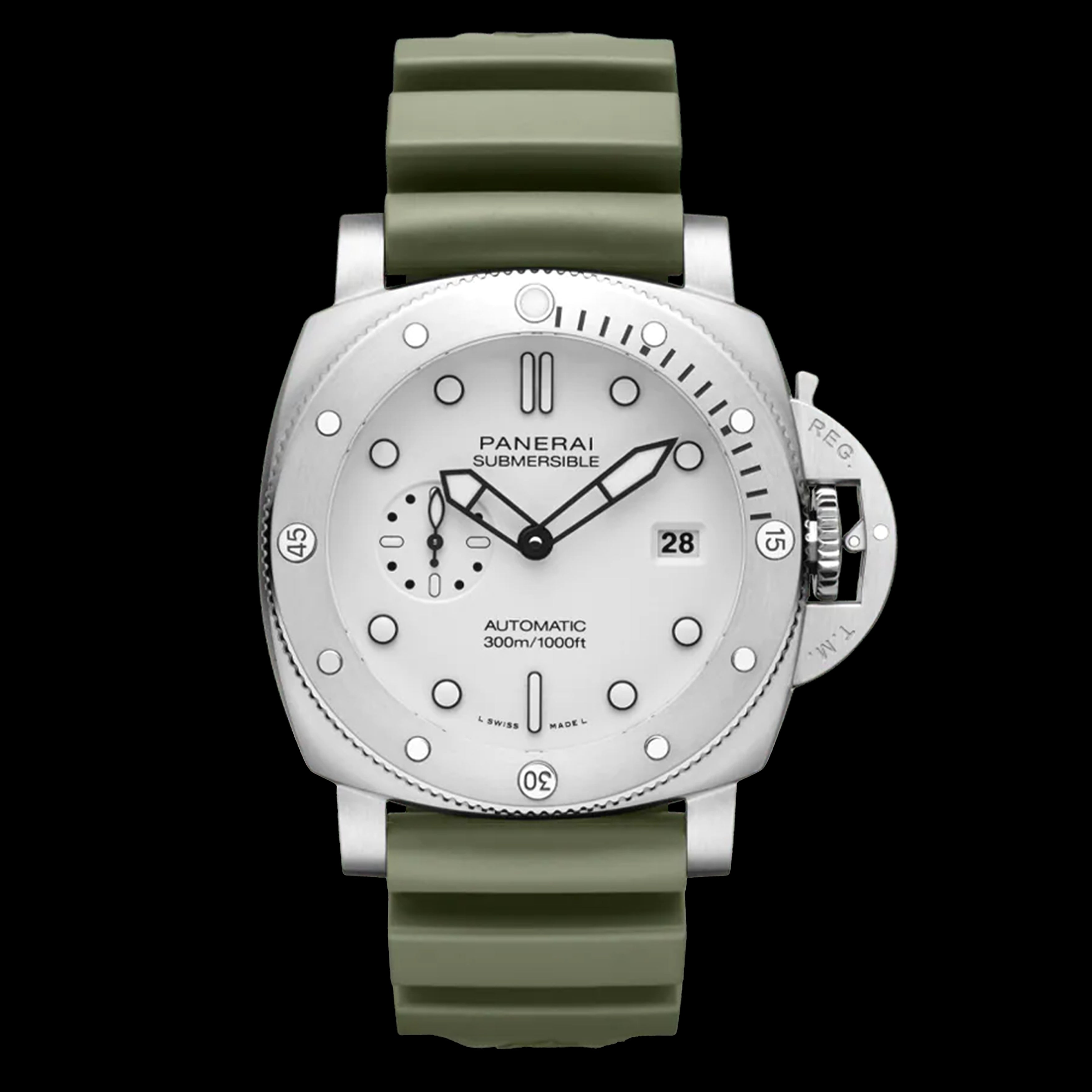 Panerai Submersible Quarantaquattro Bianco Watch, 44mm White Dial, PAM01226