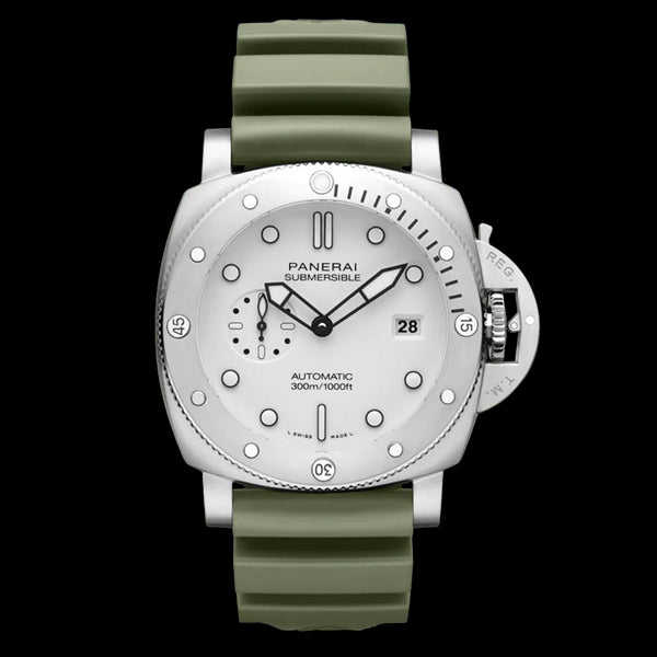 Panerai Submersible Quarantaquattro Bianco Watch, 44mm White Dial, PAM01226