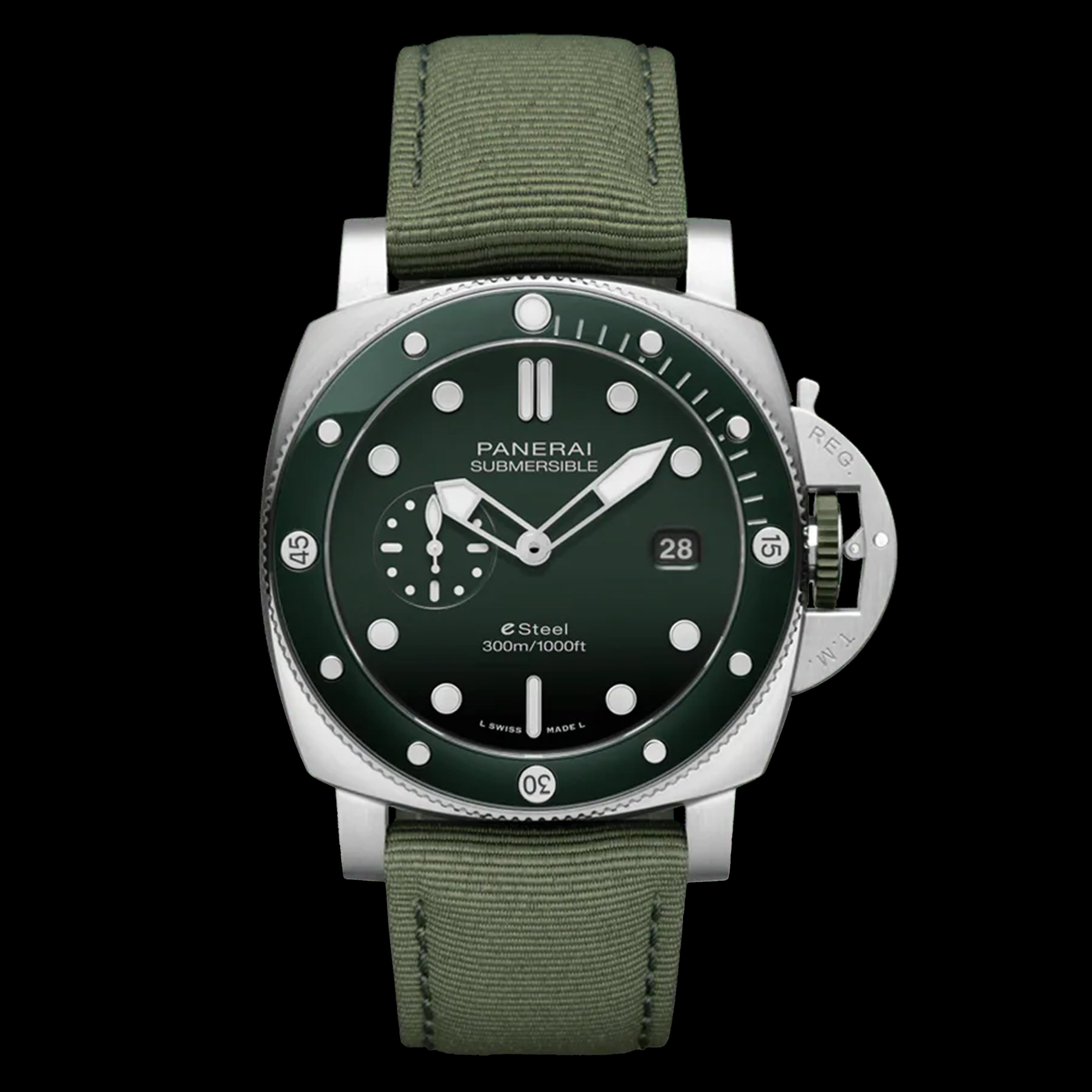 Panerai submersible verde online militare