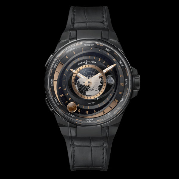 Ulysse Nardin Blast Moonstruck Watch, 45mm Black Dial, 1063-400-2A/1A