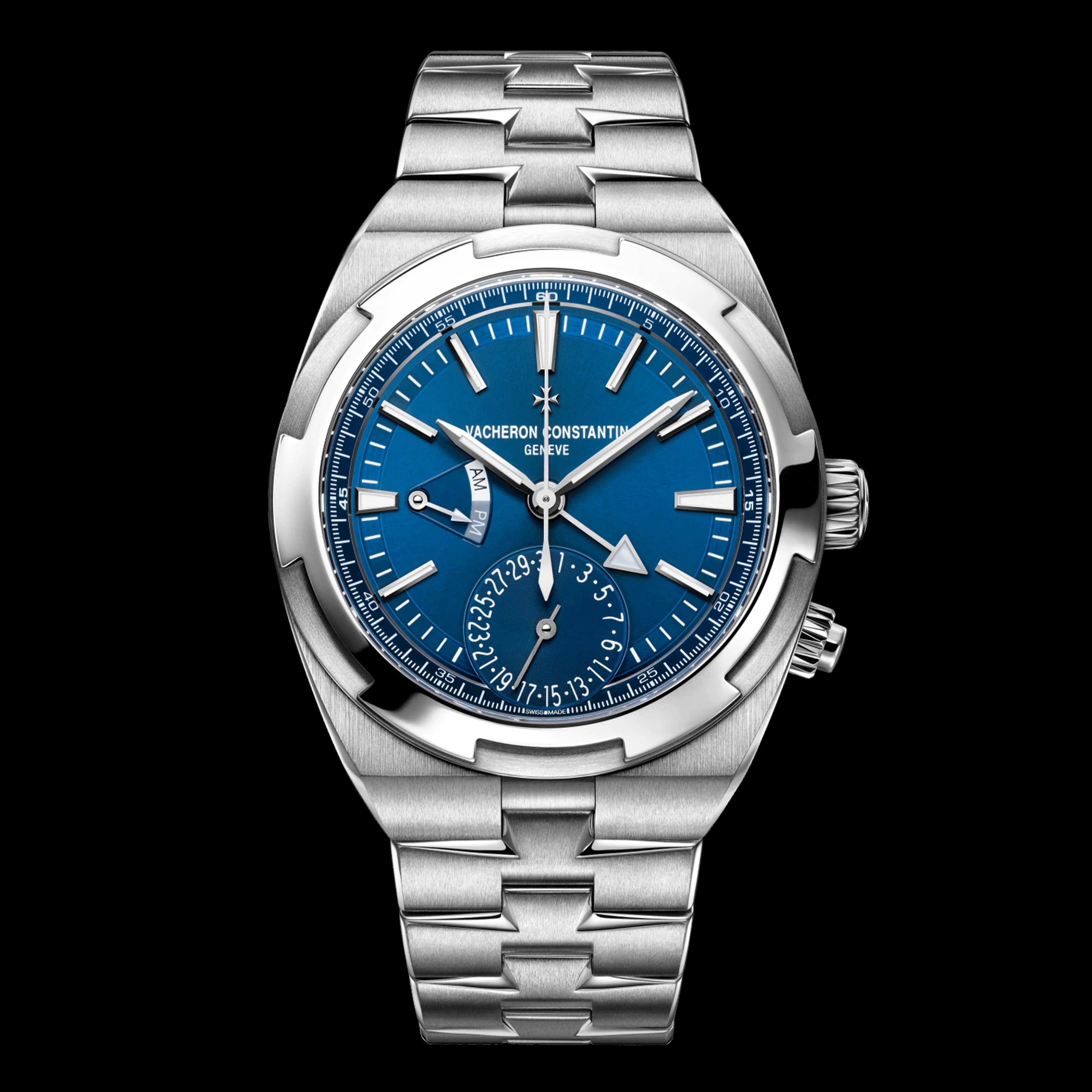Vacheron Constantin Overseas Dual Time Watch, 41mm Blue Dial, 7900V/11