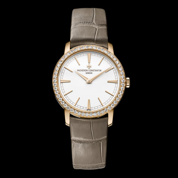 Vacheron Constantin Traditionnelle Manual-Winding Watch, 33mm White Dial, 81590/000R-9847