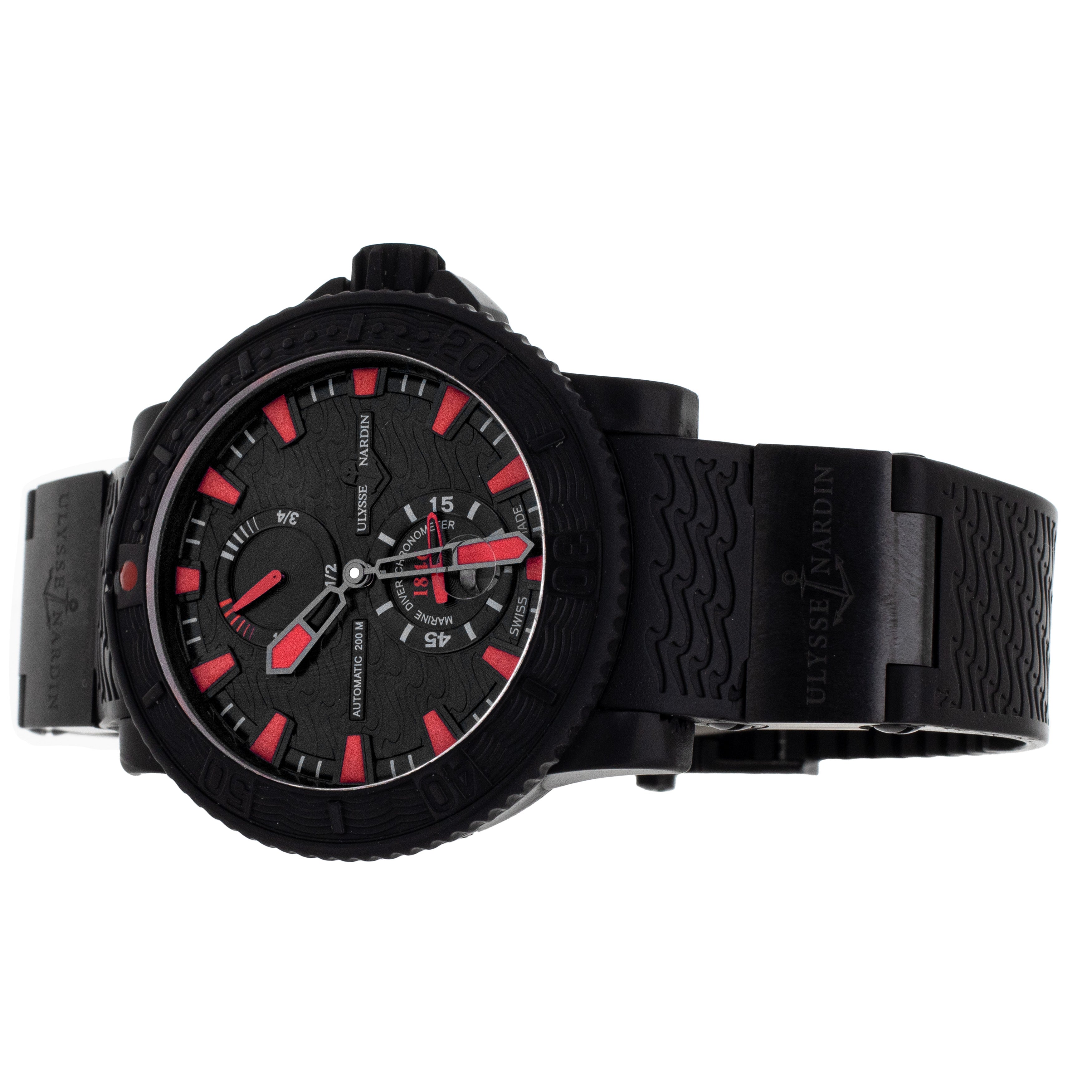 Ulysse nardin black outlet sea