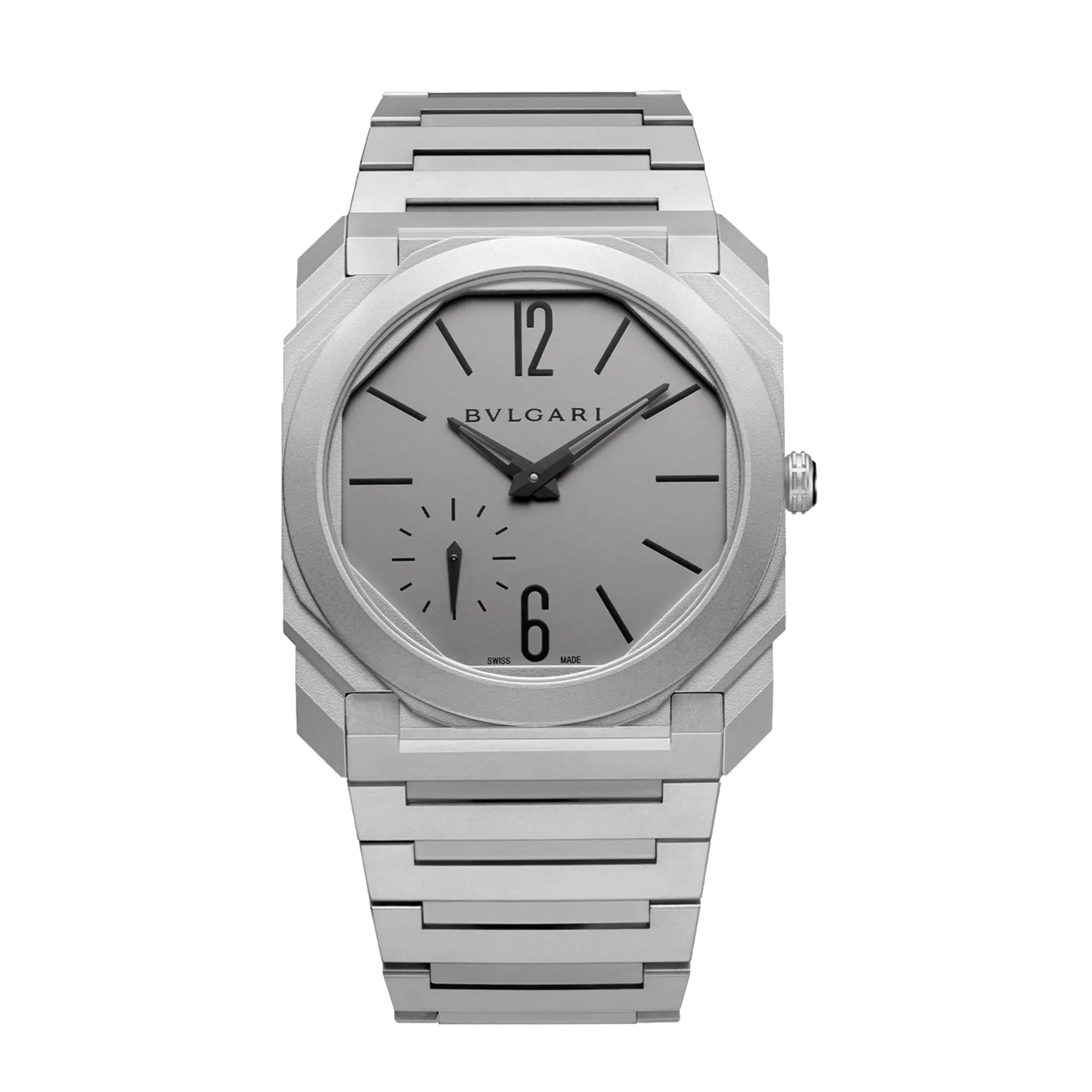 Bulgari Octo Finissimo Watch, 40mm Gray Dial, 102713