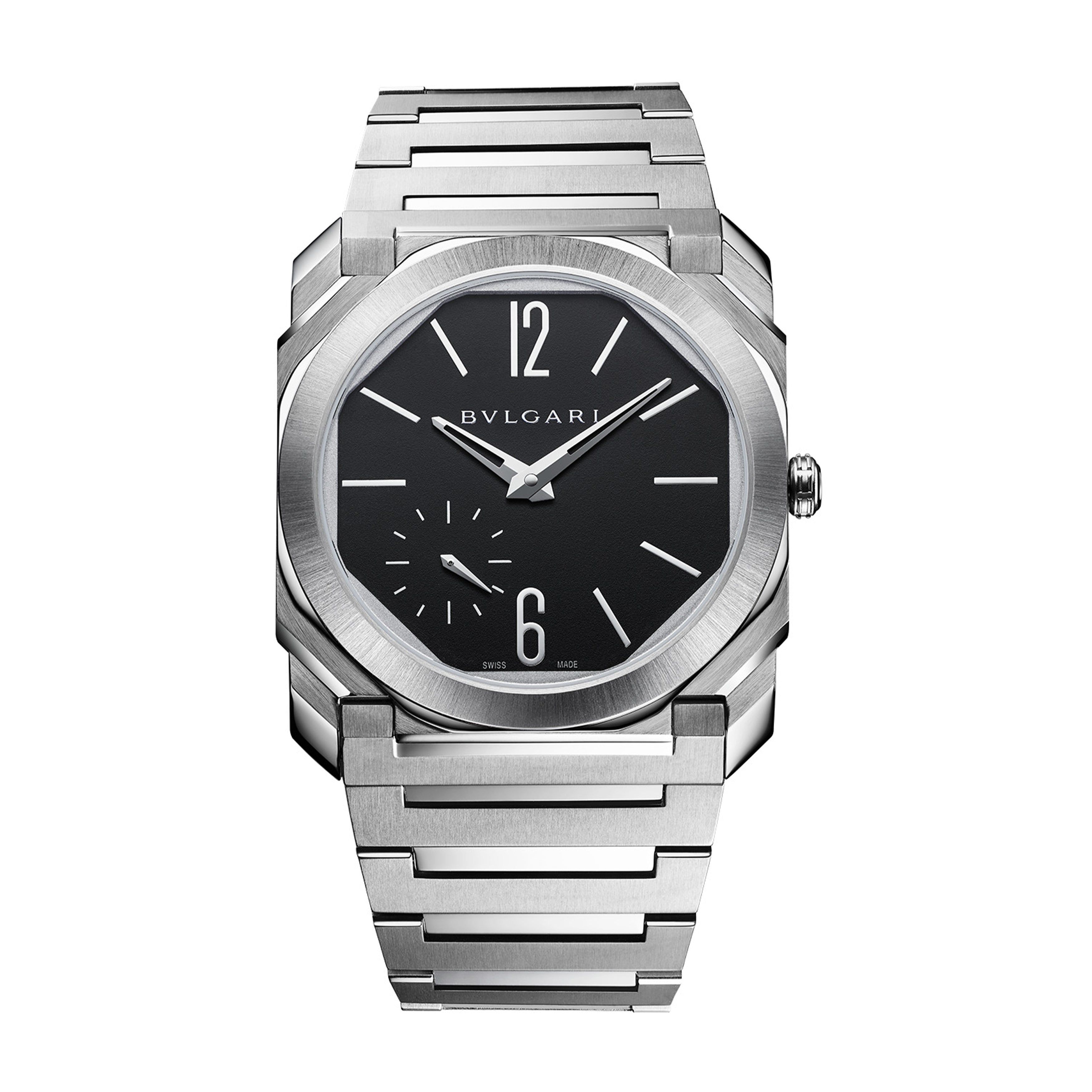 Bulgari Octo Finissimo Watch, 40mm Black Dial, 103297