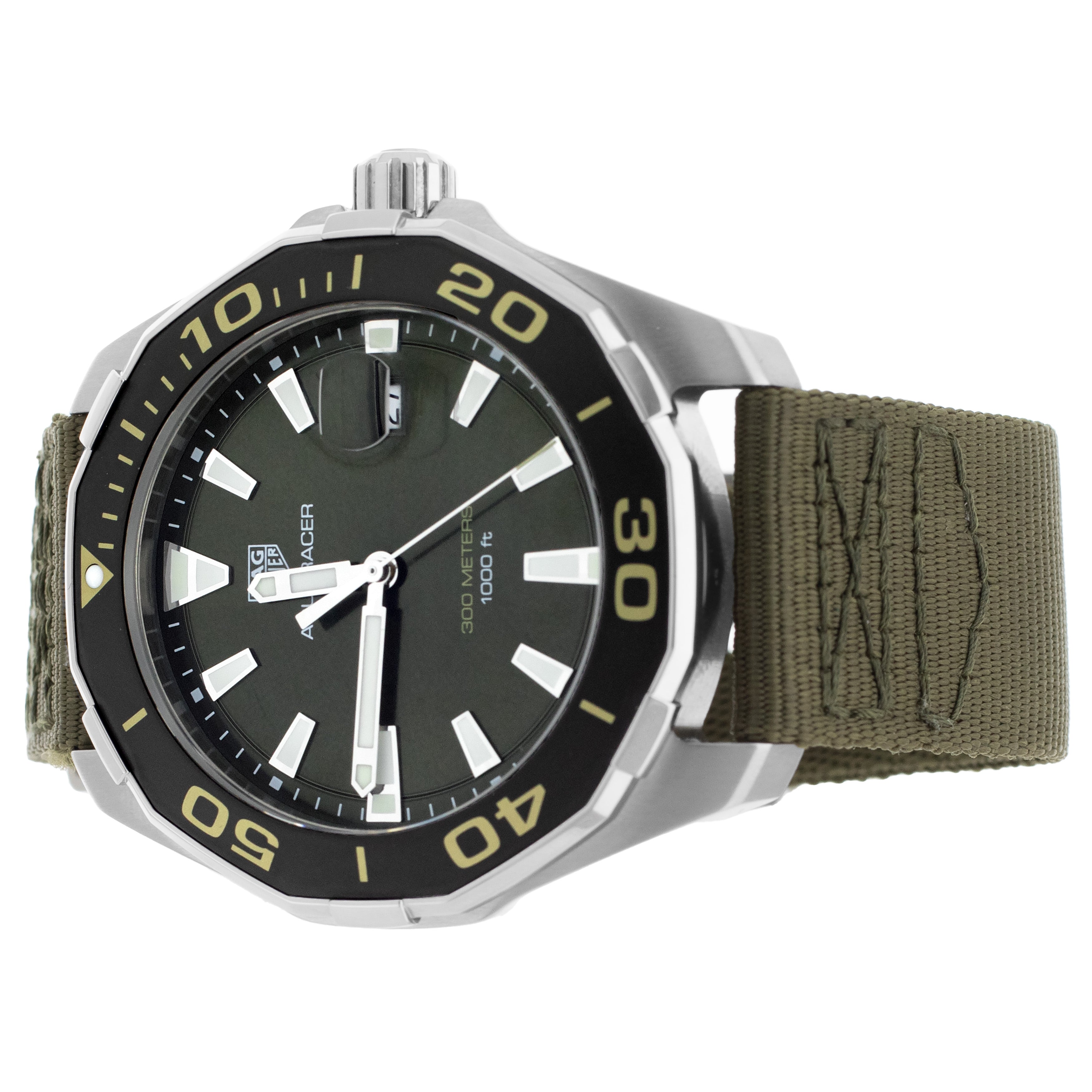 Tag heuer clearance aquaracer green khaki