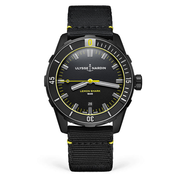 Ulysse Nardin Diver Lemon Shark, 42mm Black Dial, 8163-175LE/92