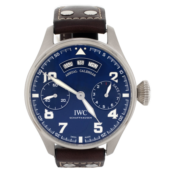 IWC Big Pilot Annual Calendar Le Petit Prince Stainless Steel 46mm IW502703