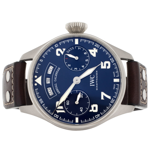 IWC Big Pilot Annual Calendar Le Petit Prince Stainless Steel 46mm IW502703