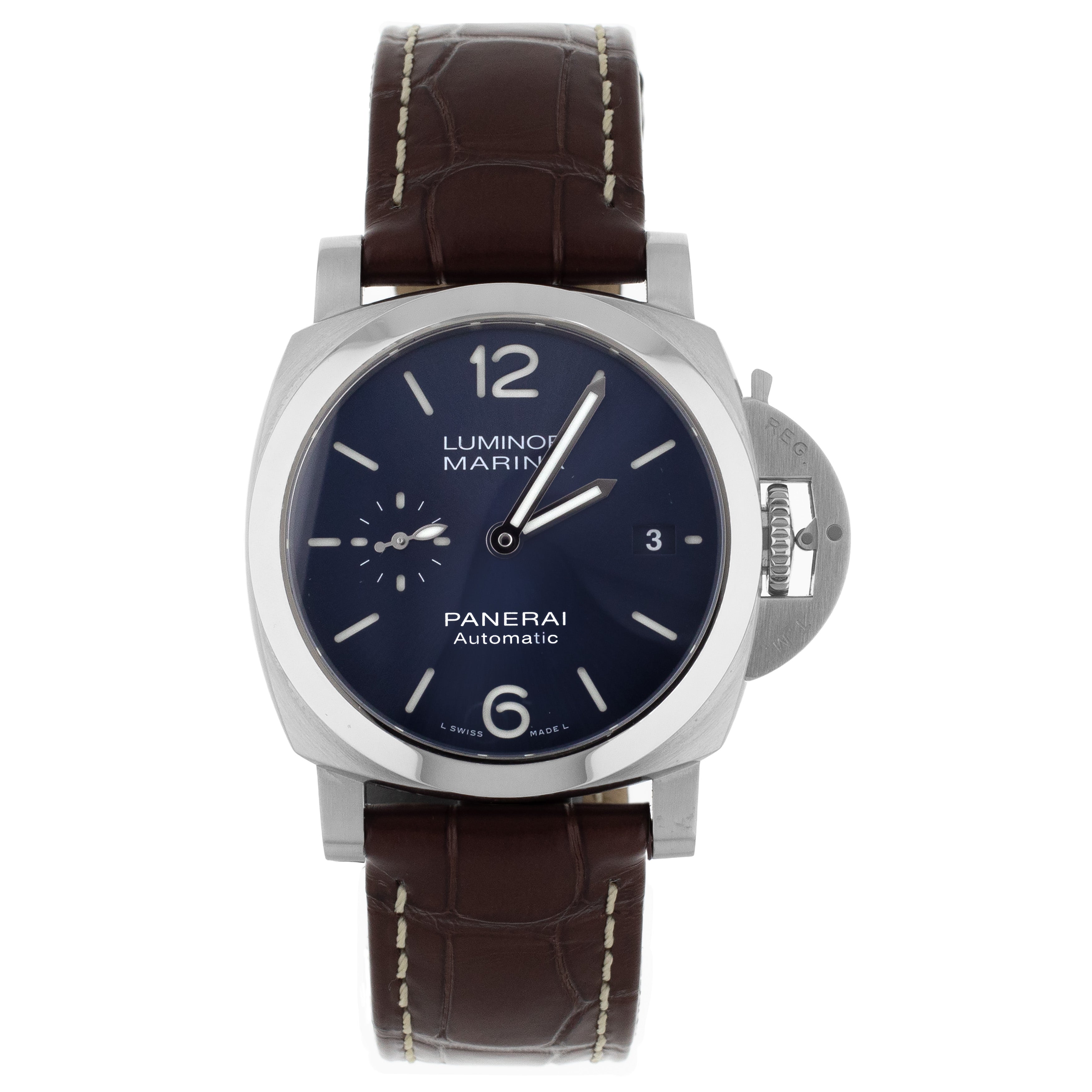 Panerai Luminor Quaranta Blue Dial Stainless Steel 40mm PAM01370