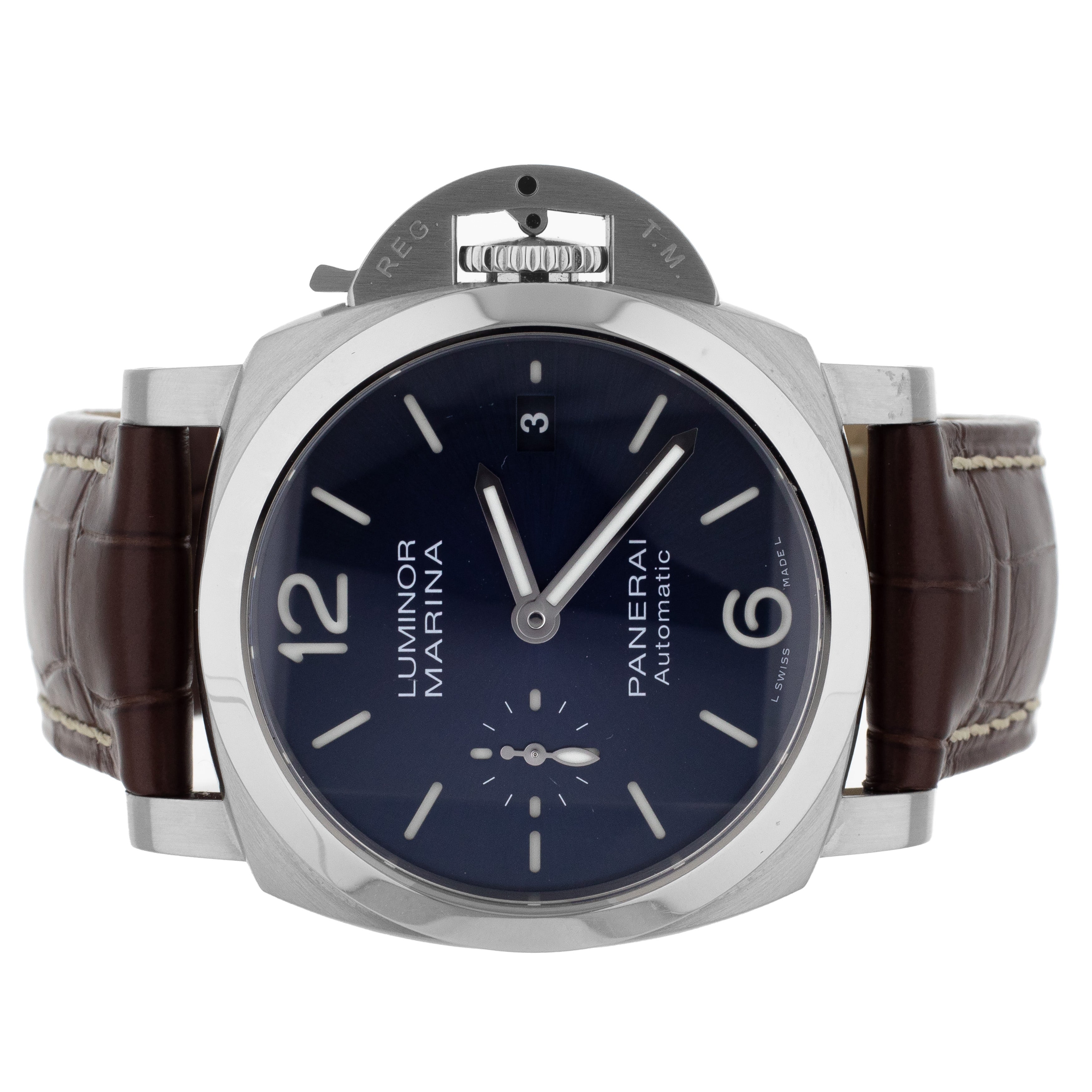 Panerai Luminor Quaranta Blue Dial Stainless Steel 40mm PAM01370