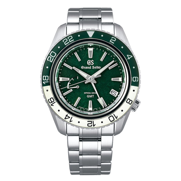 Grand Seiko Sport Spring Drive GMT Watch, 44mm Green Dial, SBGE295